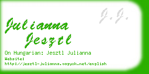 julianna jesztl business card